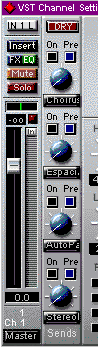 VST Channel Settings.